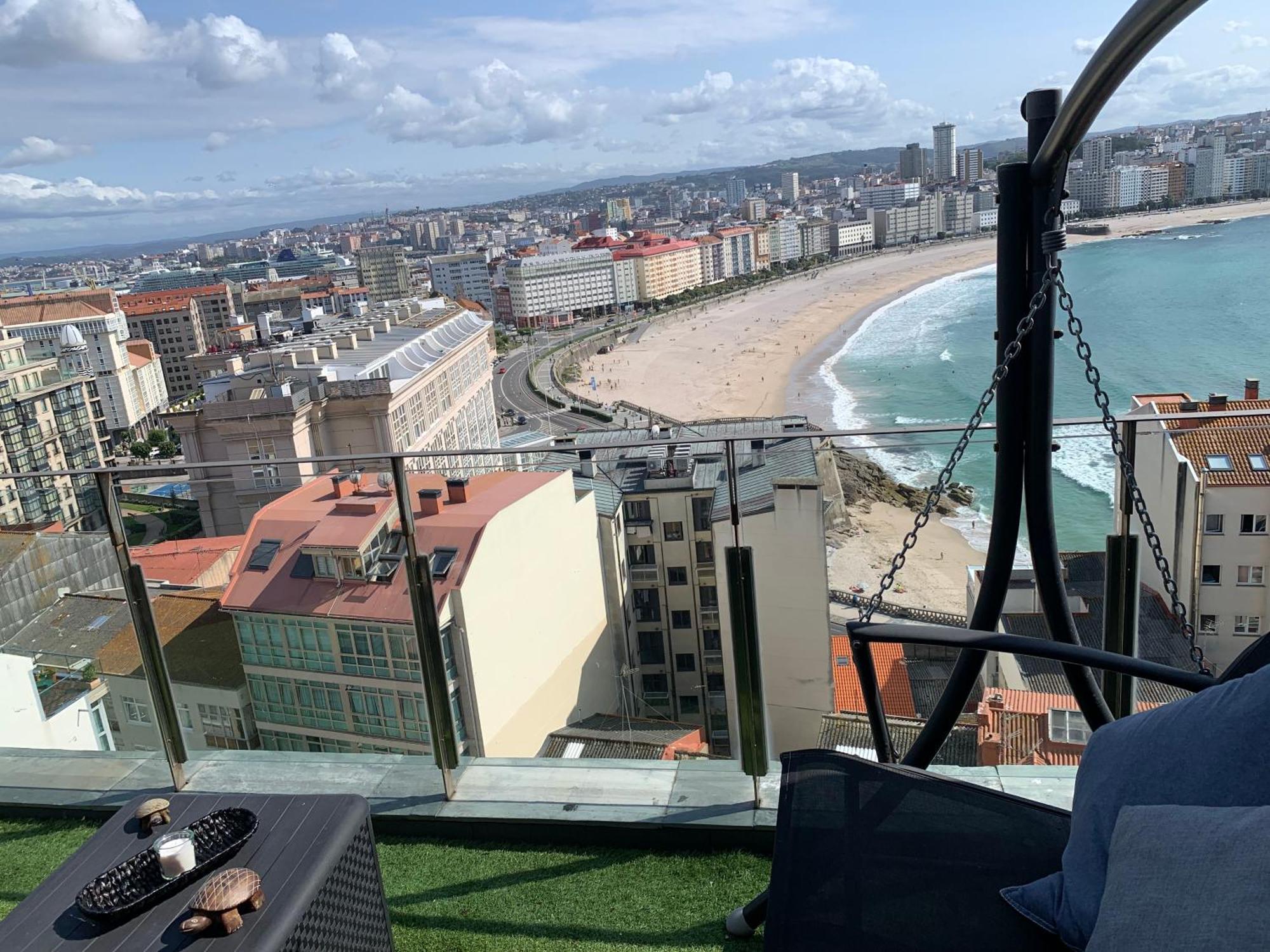 Apartamento Vistas Coruna 3 Habitaciones La Coruña Eksteriør bilde